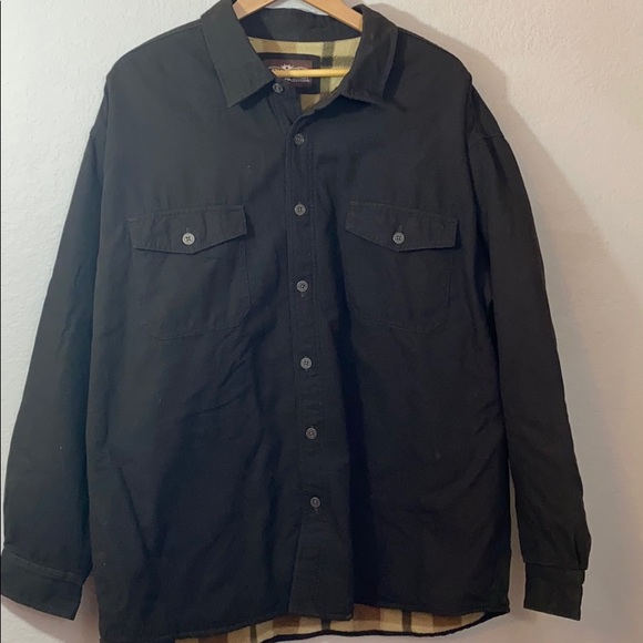 Levi Strauss brown denim XXL flannel lined Shirt